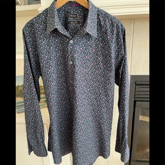 Paul Smith Other - Paul Smith Exclusive Floral Tailored Fit 17.5